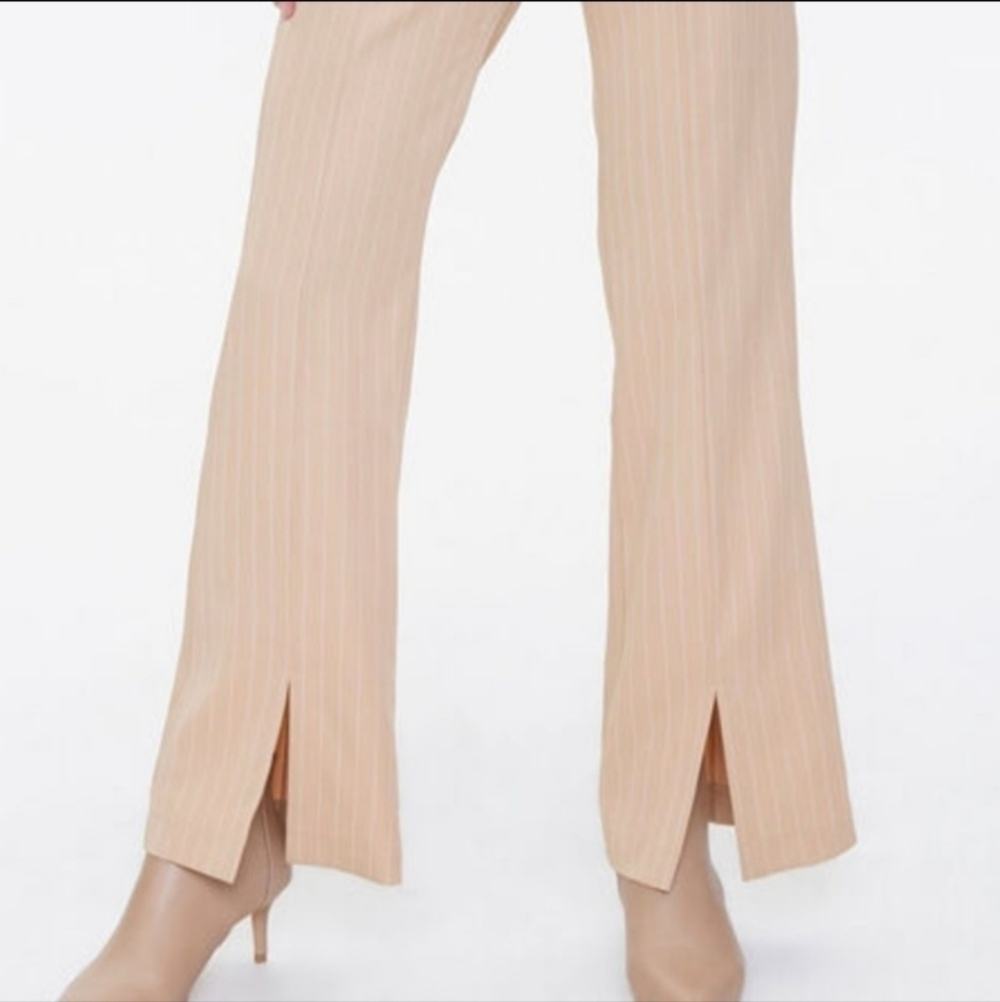NWOT Forever21 Pin Striped Pants L - Picture 2 of 7